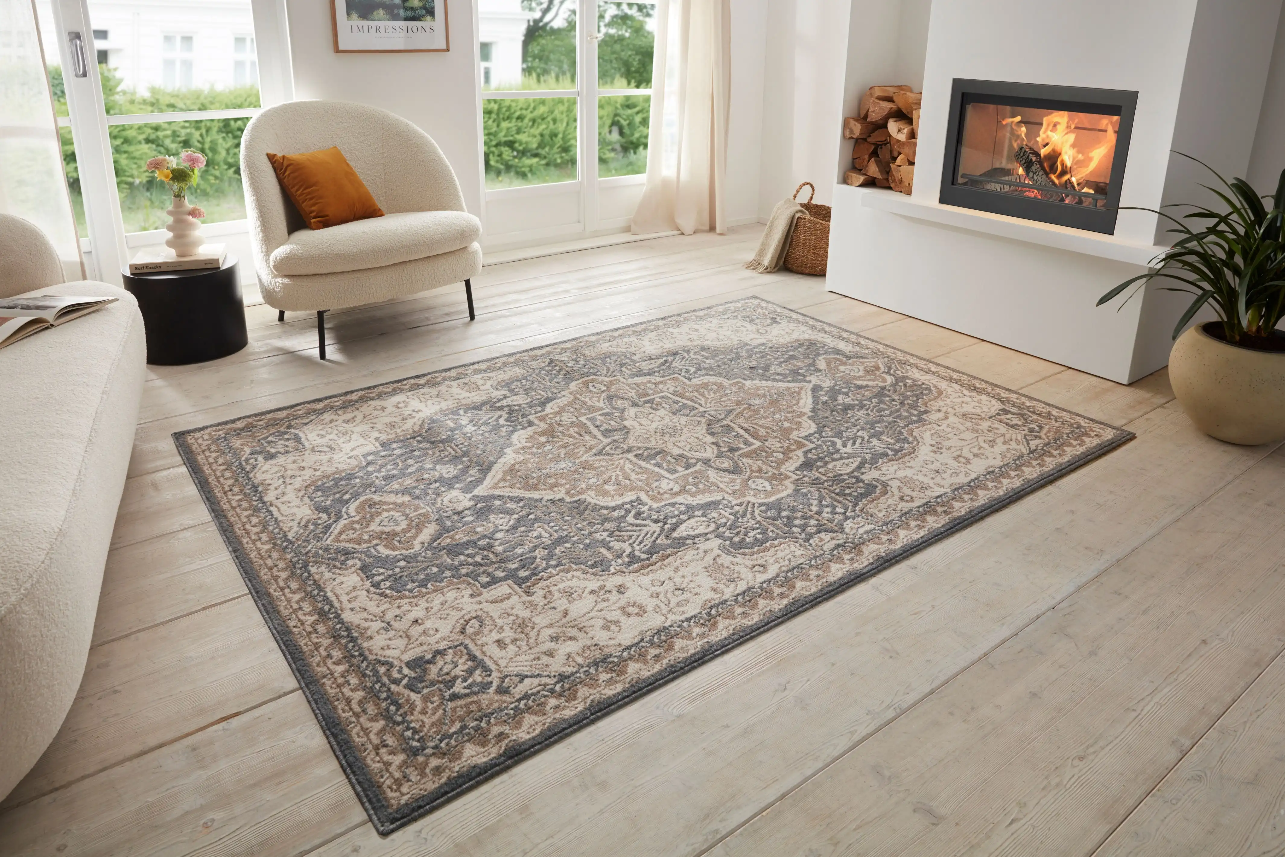 Terrain 105607 Orken Black Brown Rug