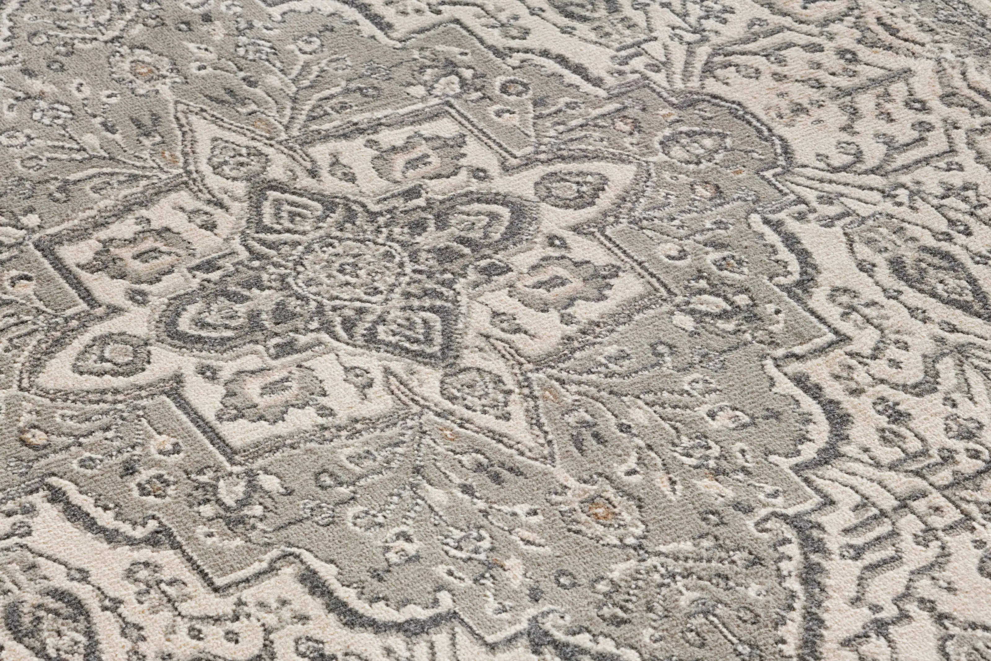 Terrain 105605 Orken Cream Grey Rug - Image 4