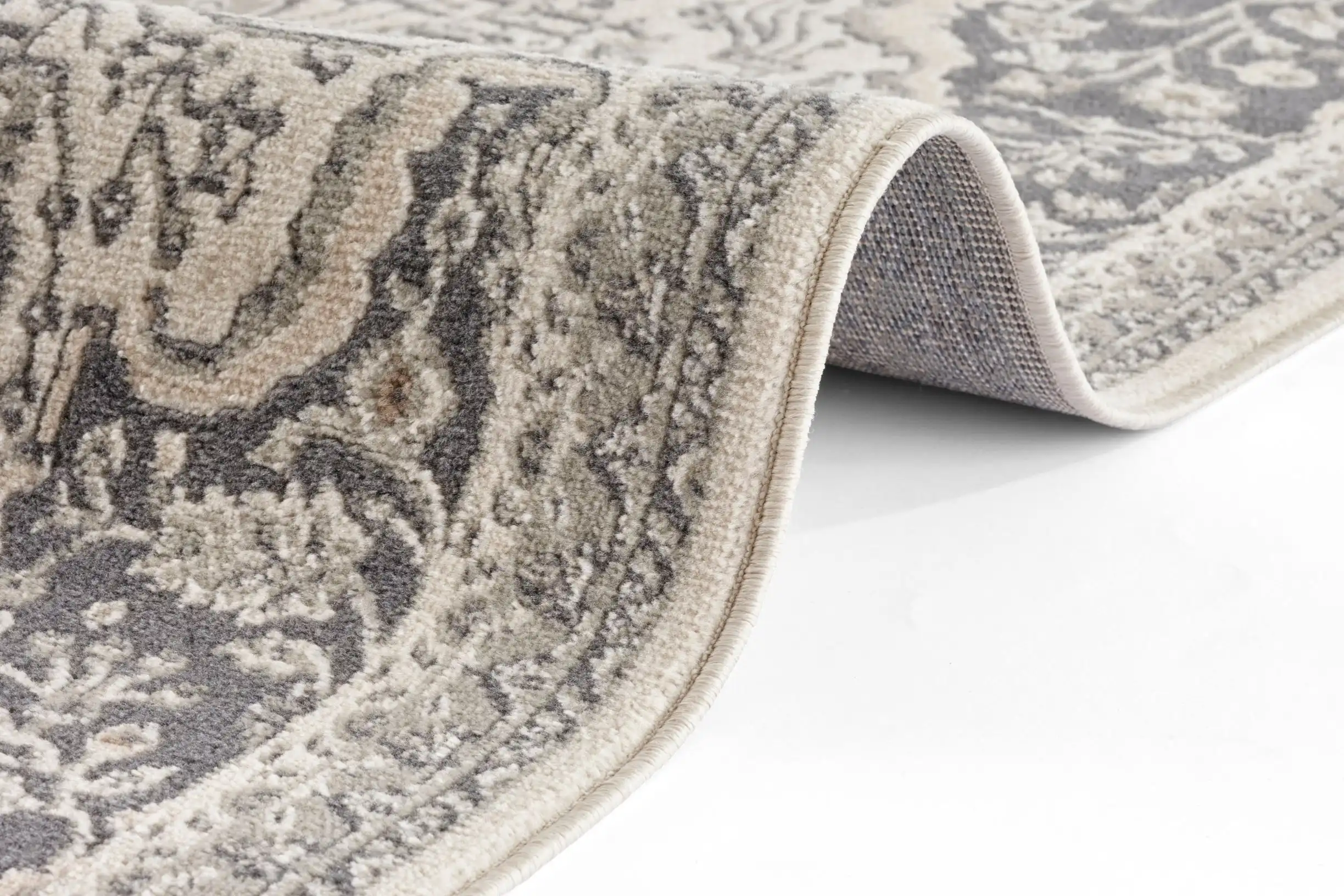 Terrain 105605 Orken Cream Grey Rug - Image 5