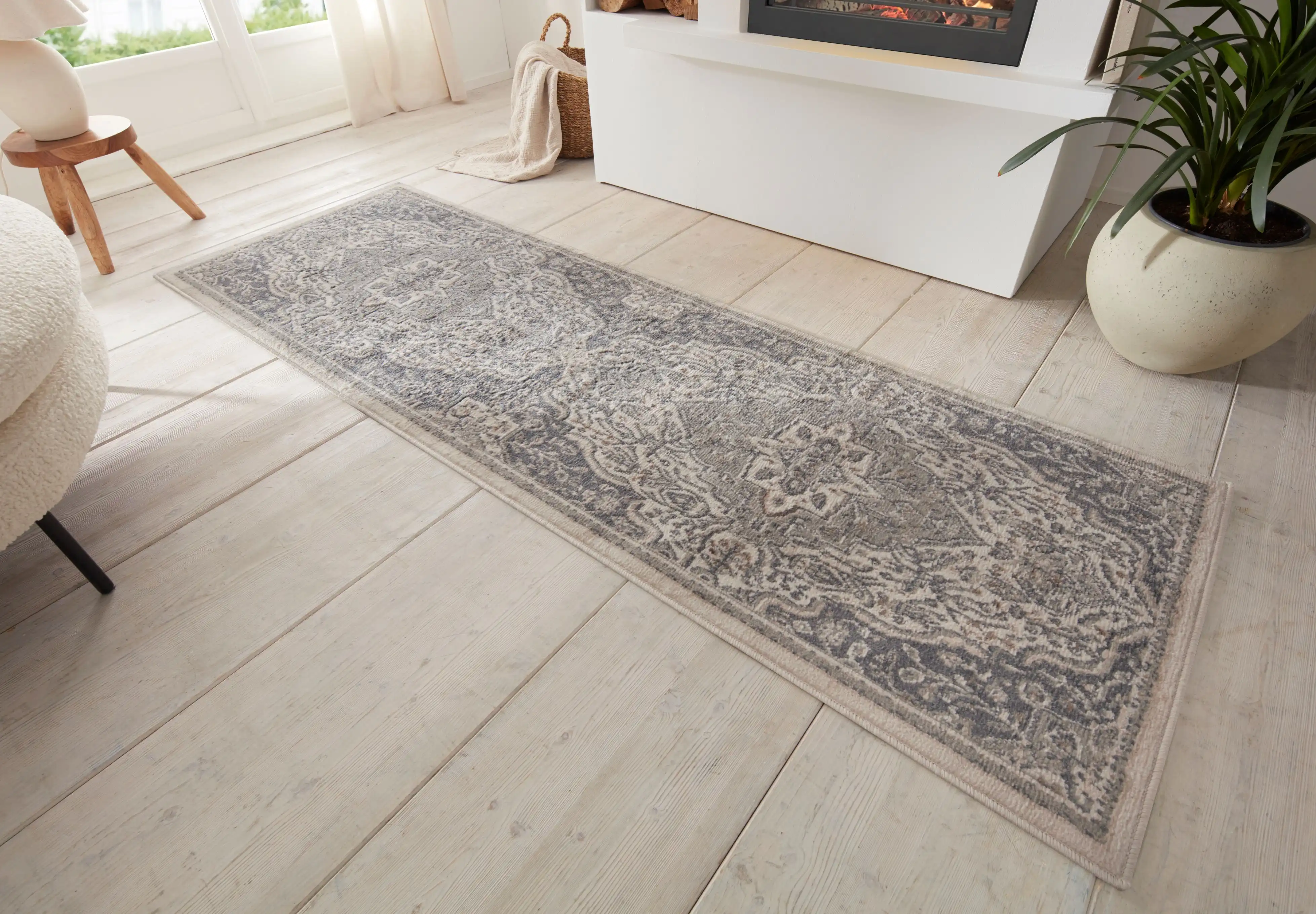 Terrain 105605 Orken Cream Grey Rug - Image 6