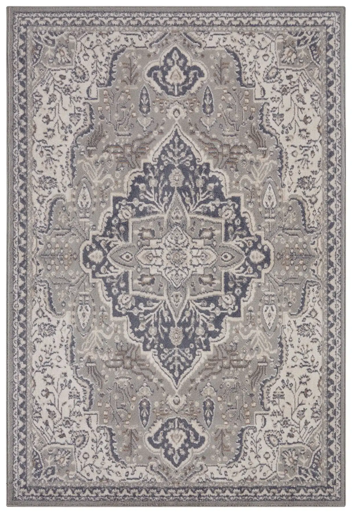 Terrain 105604 Orken Grey Cream Rug - Image 2
