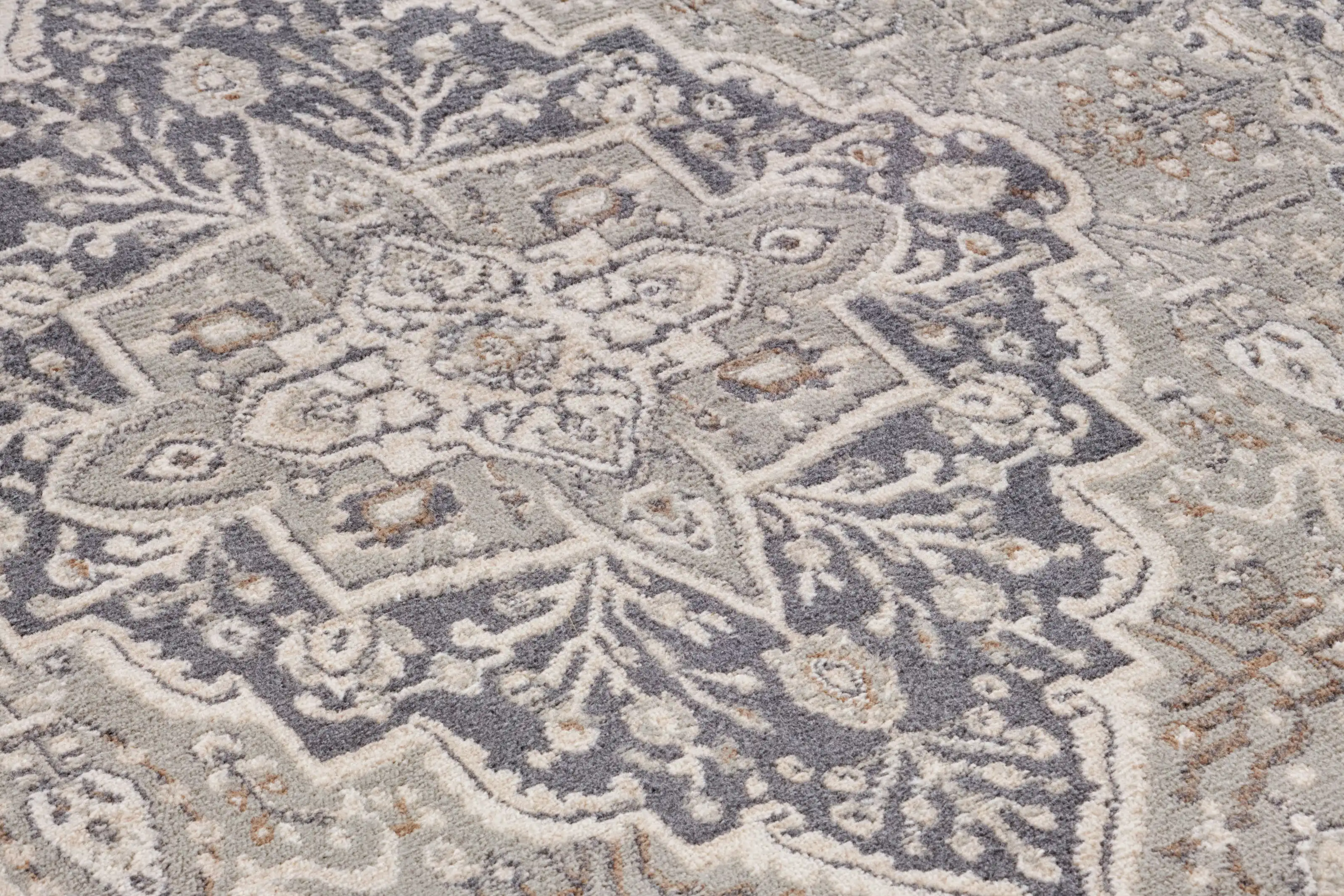 Terrain 105604 Orken Grey Cream Rug - Image 3
