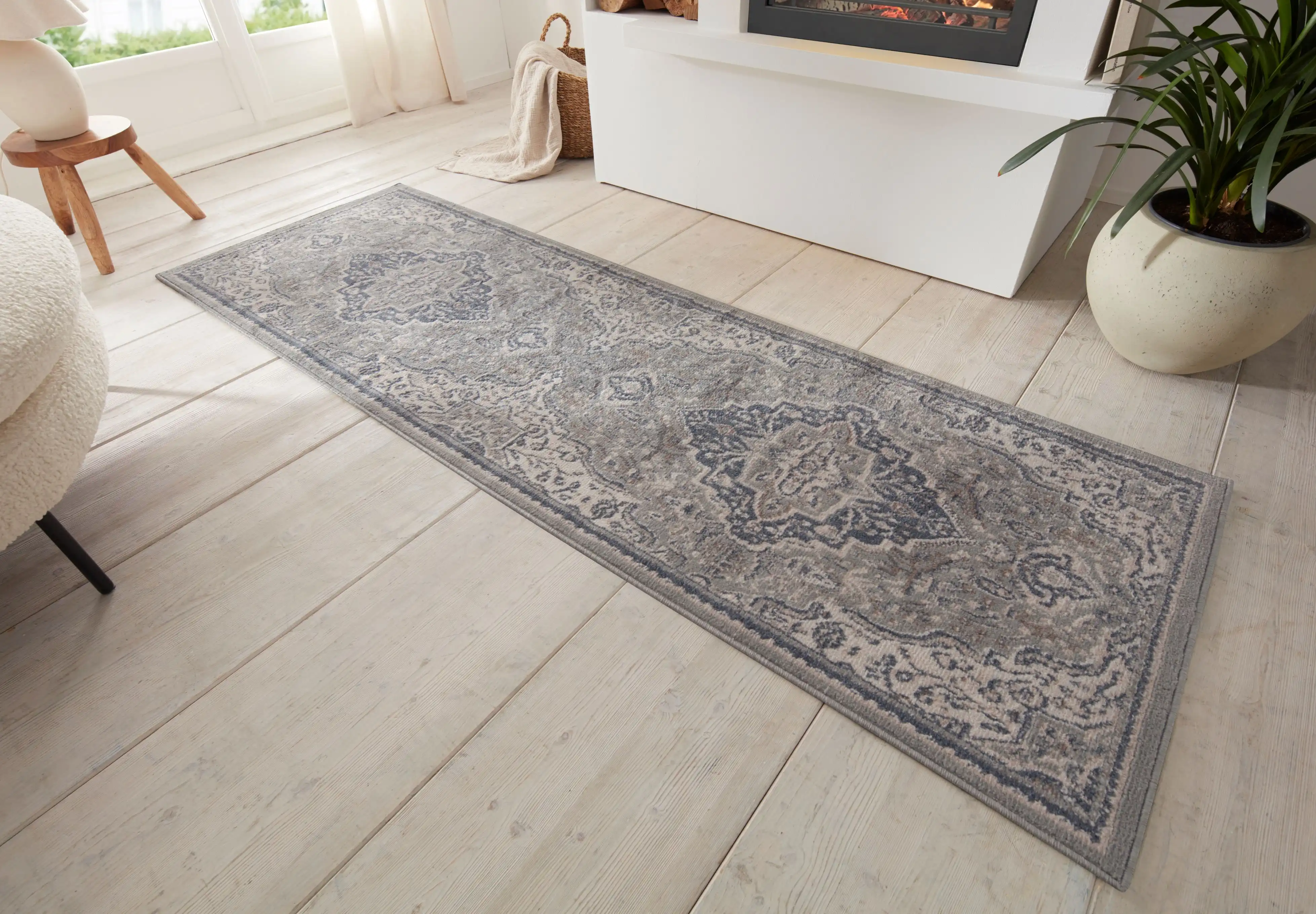 Terrain 105604 Orken Grey Cream Rug - Image 5