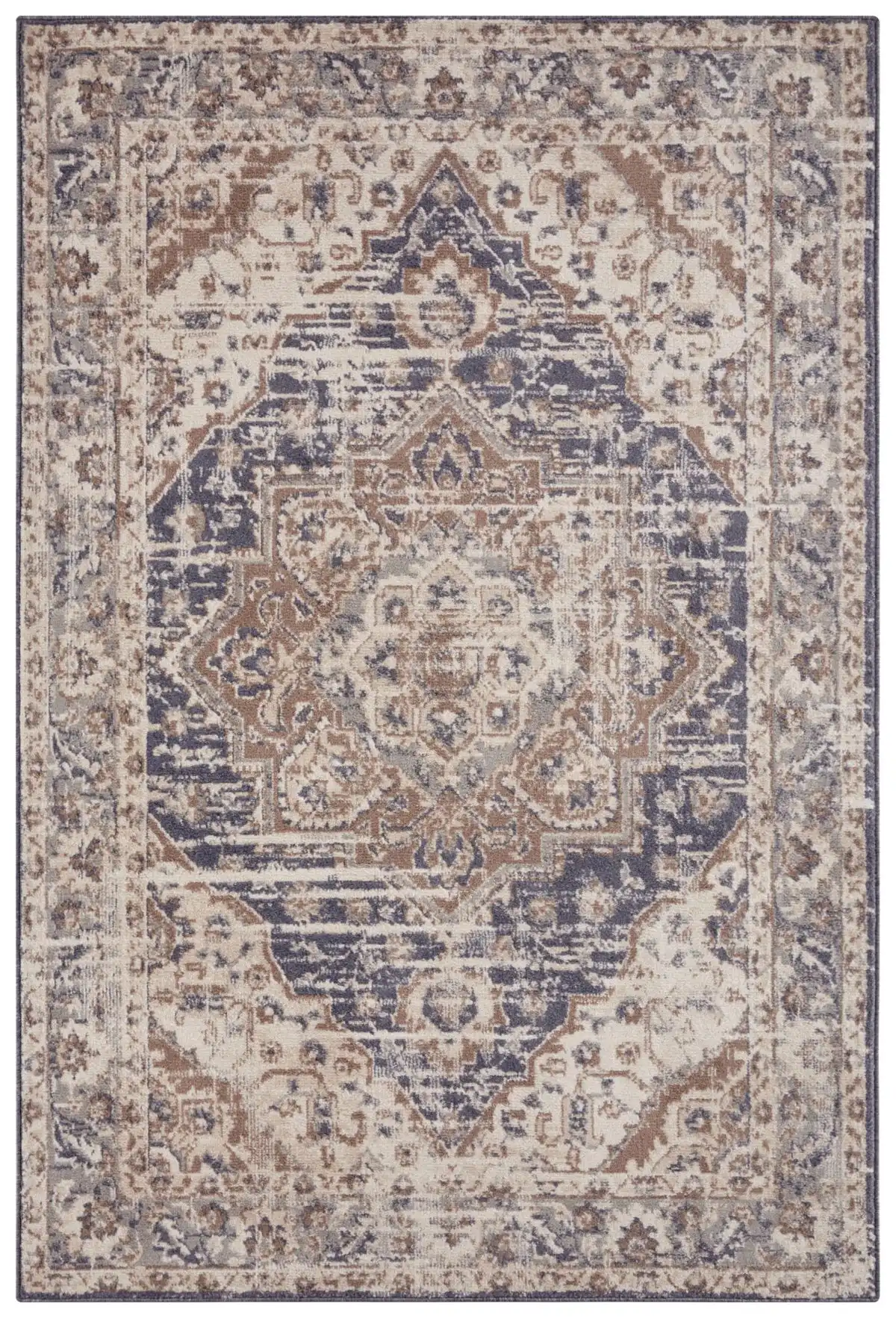 Terrain 105595 Sand Cream Blue Rug - Image 2