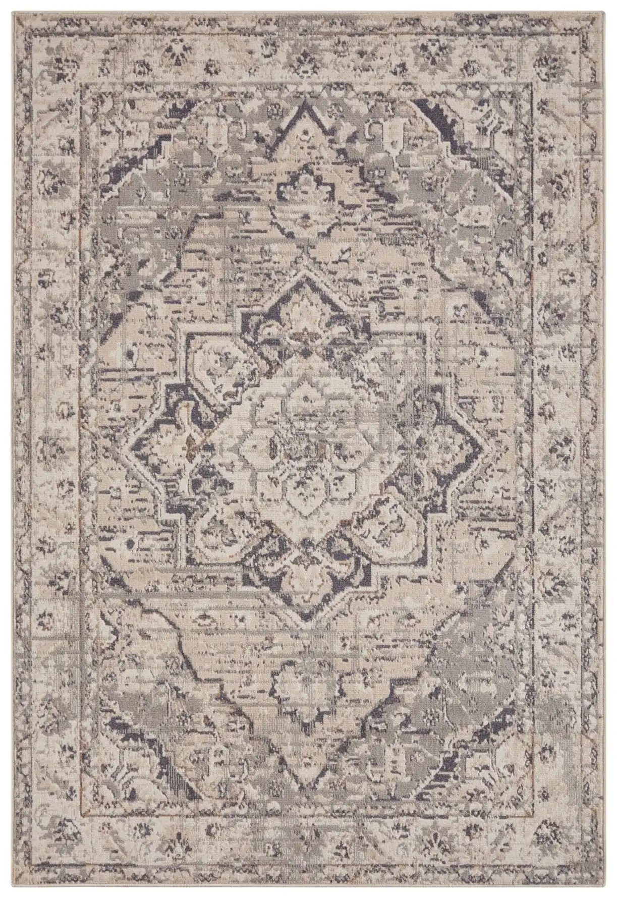 Terrain 105596 Sand Cream Grey Rug - Image 2