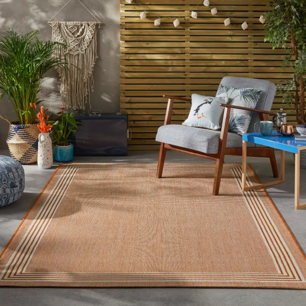 Terrazo TRZ02 Orange Rug