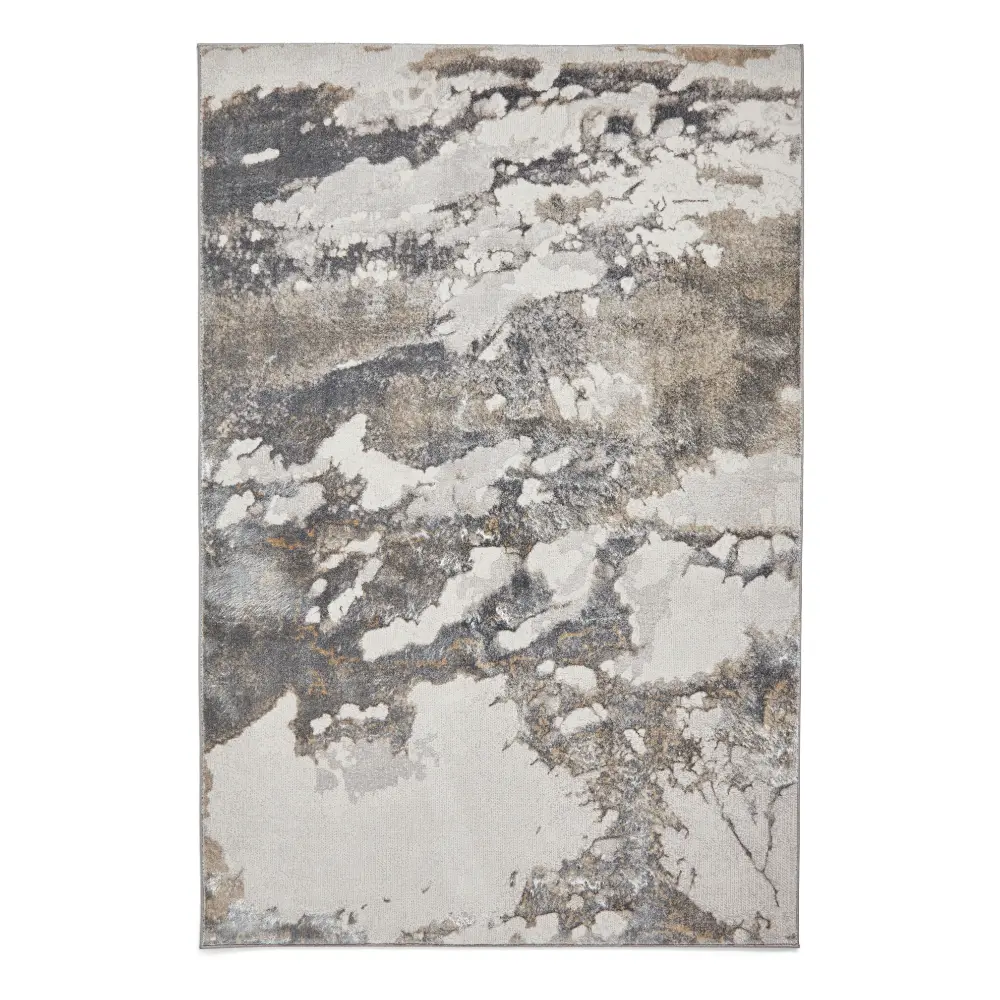 Tidal TL447 Silver/Dark Grey Modern Abstract Rug - Image 6