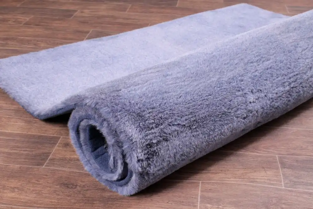 TIPPED LUXE FUR AIR FORCE BLUE Rug - Image 3