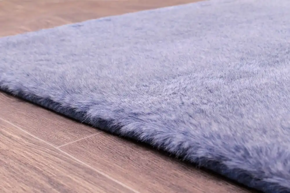 TIPPED LUXE FUR AIR FORCE BLUE Rug - Image 4