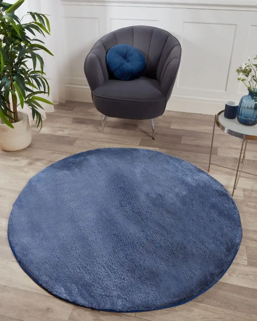 TIPPED LUXE FUR AIR FORCE BLUE Rug - Image 6