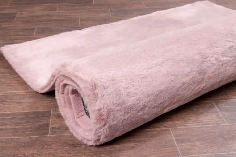 TIPPED LUXE FUR SPICED PINK Rug - Image 2