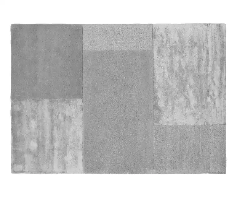 Tonal Tate Silver Rug