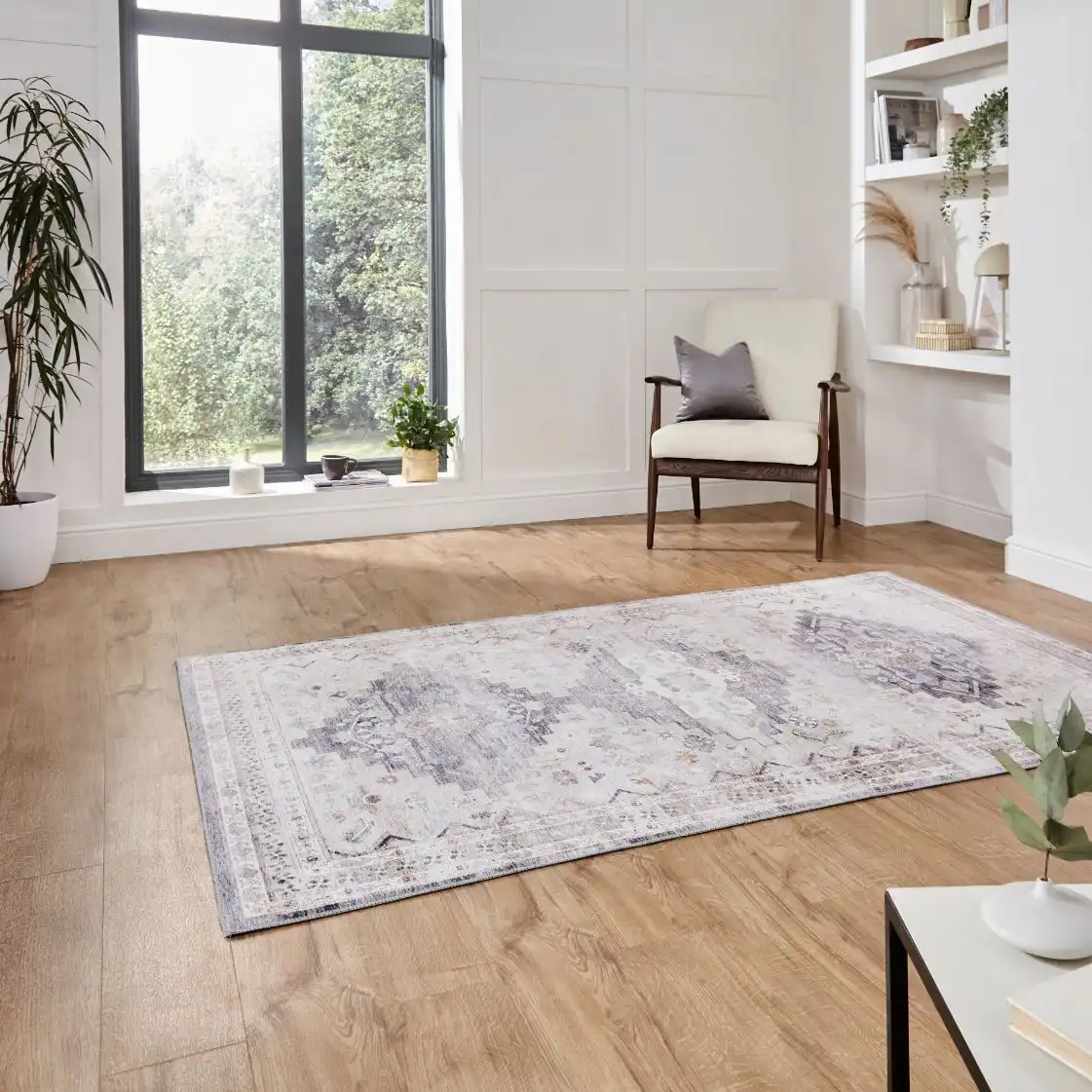 Topaz Think H1265 Grey Beige Rug - Image 5