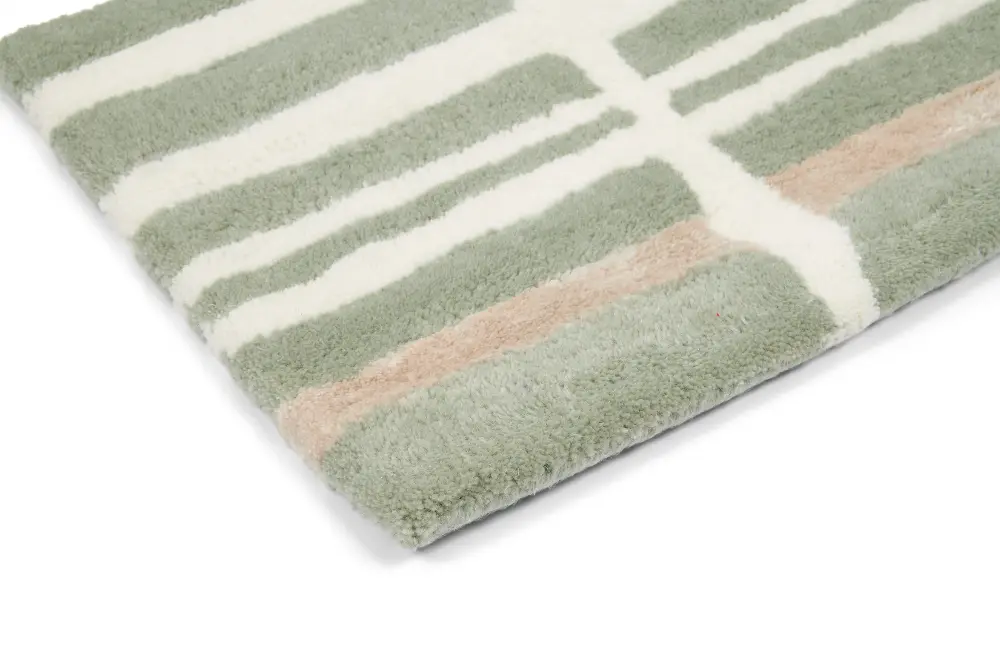 Tortoiseshell Stripe Florence Broadhurst Jade 039808 Rug - Image 7