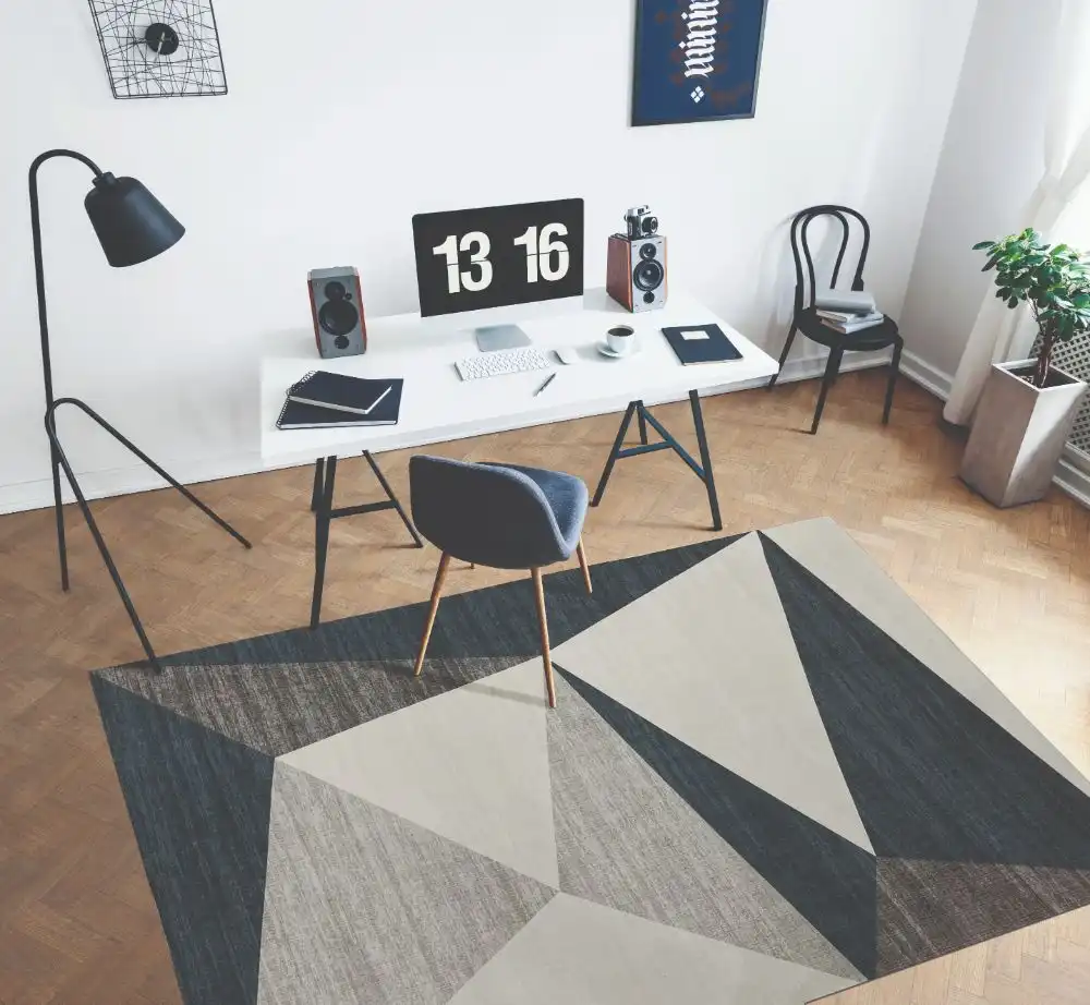 Tokyo Geo Blue Rug - Image 3