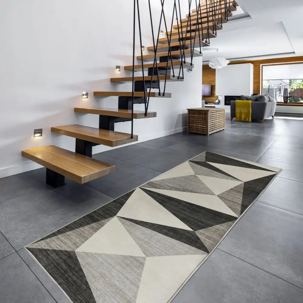 Tokyo Geo Grey Rug - Image 2