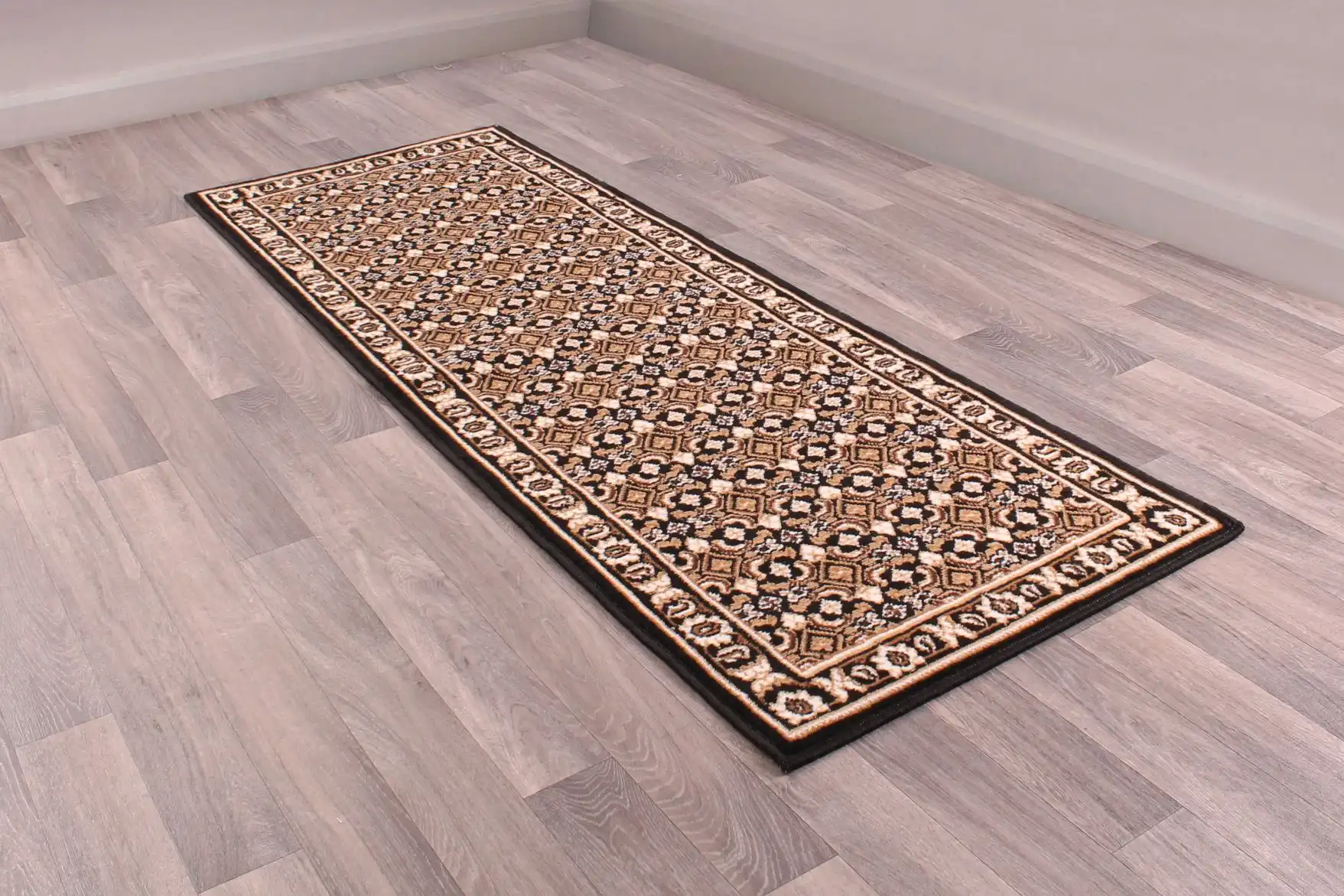 Traditional Poly Esta Black Rug - Image 4