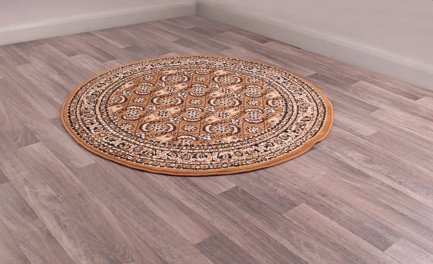 Traditional Poly Esta Gold Rug - Image 5