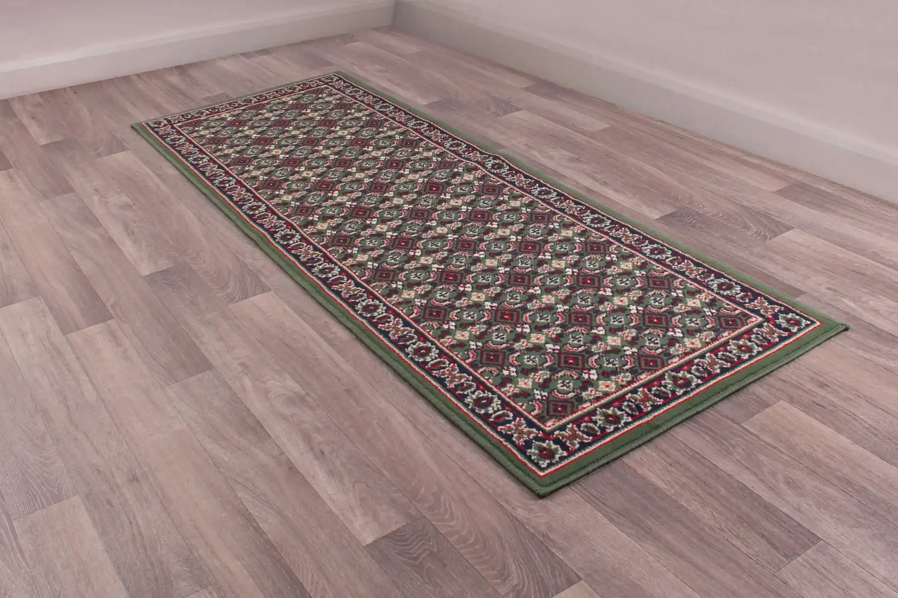 Traditional Poly Esta Green Rug - Image 4