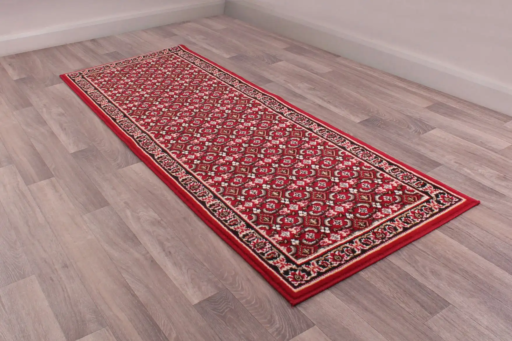 Traditional Poly Esta Red Rug - Image 4