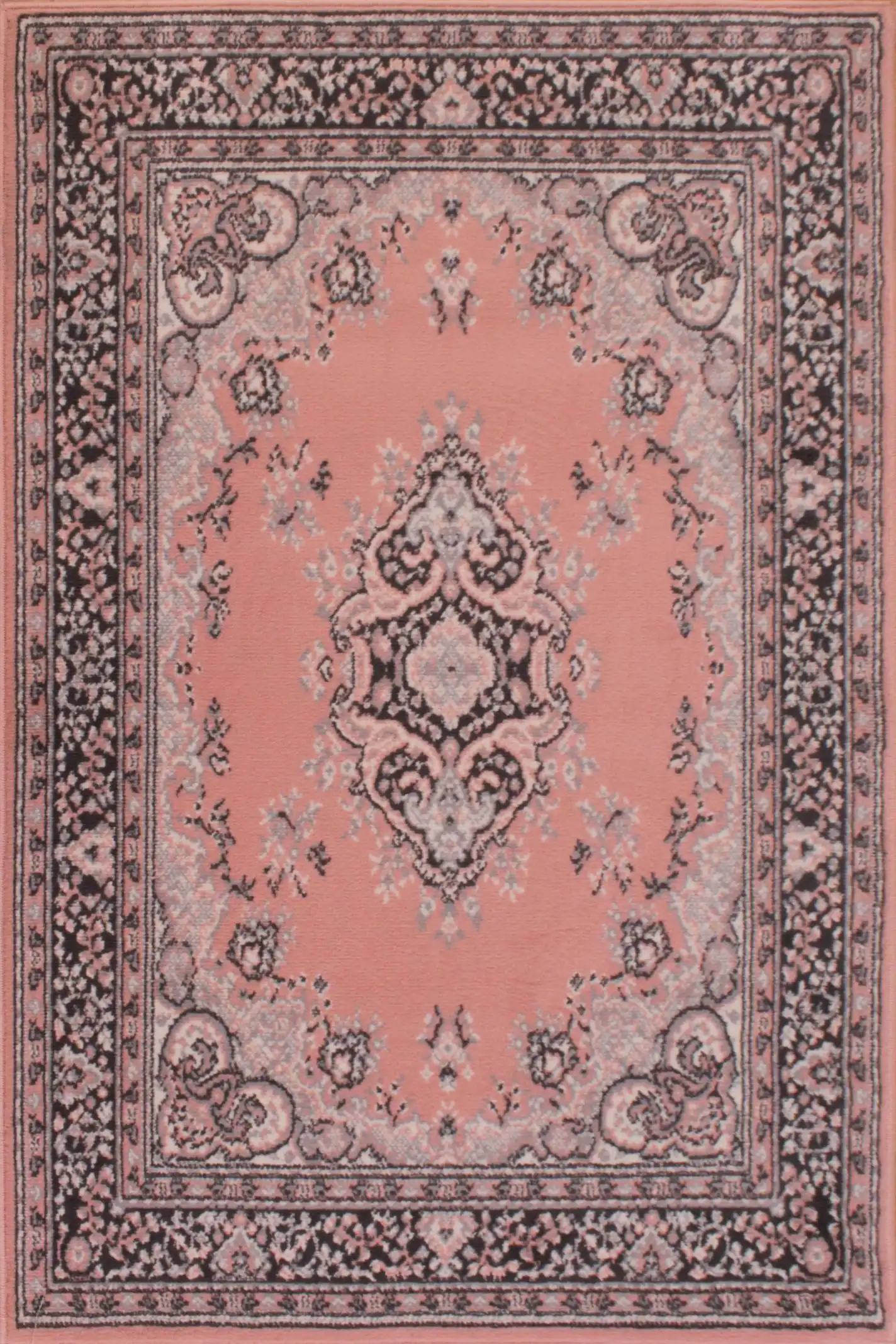 Traditional Poly Lancashire Blush Rug - Image 3
