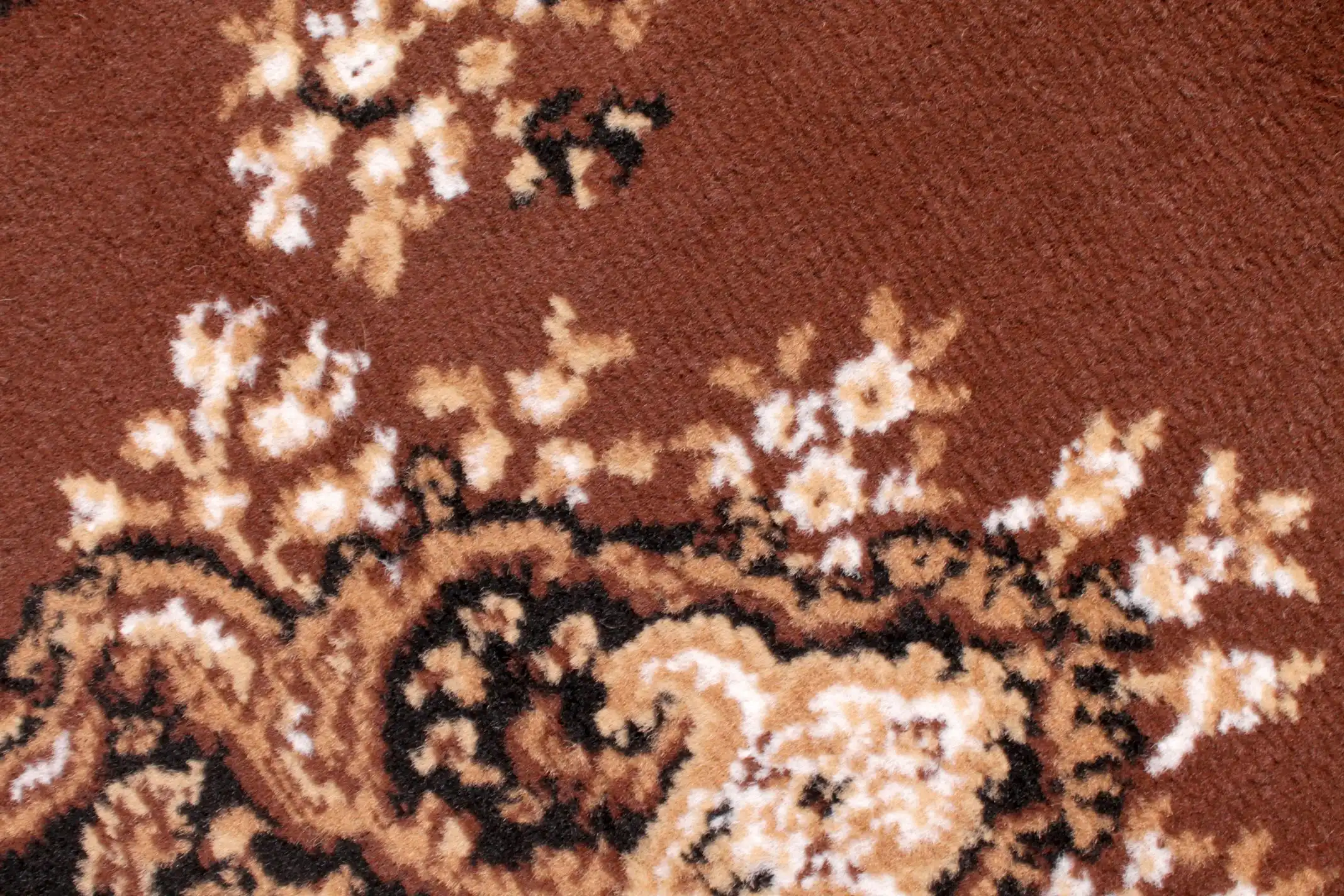 Traditional Poly Lancashire Chocolate Rug - Image 4