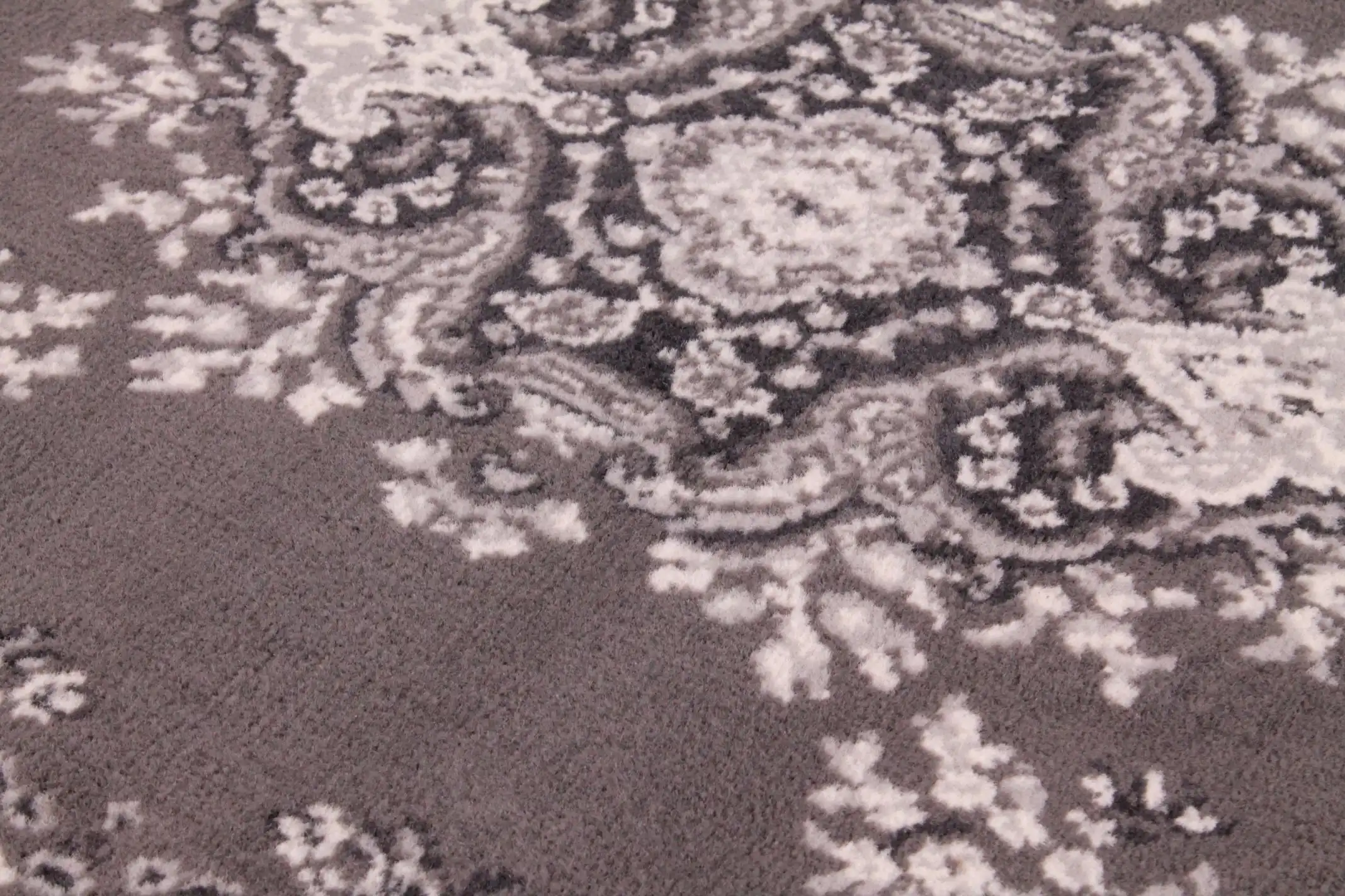 Traditional Poly Lancashire Dark Grey Rug - Image 4