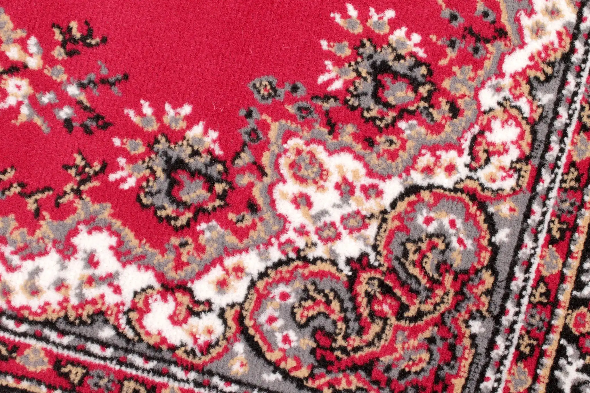 Traditional Poly Lancashire Red Rug - Image 4