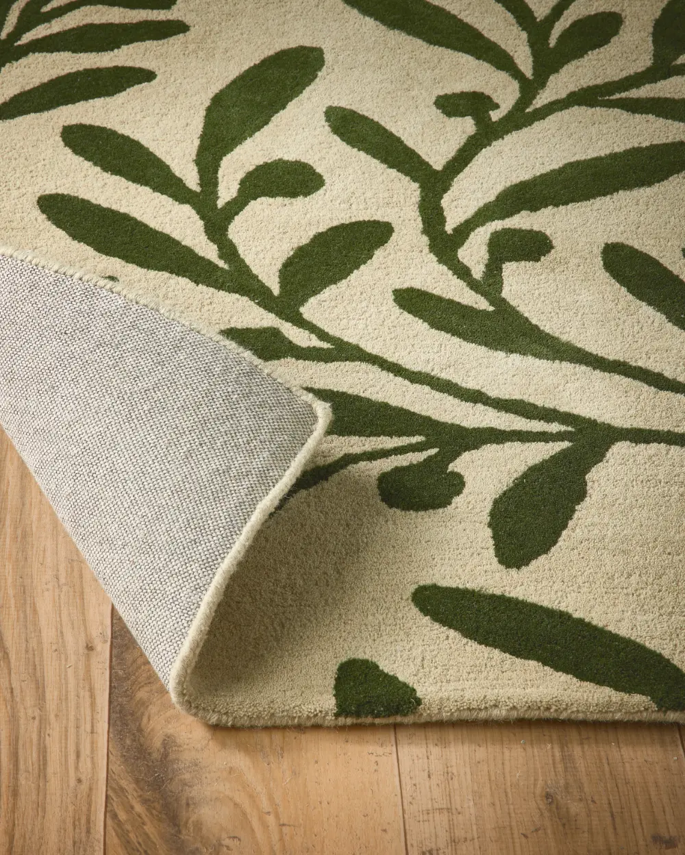 Trailing Leaf Beige/Green - Image 4