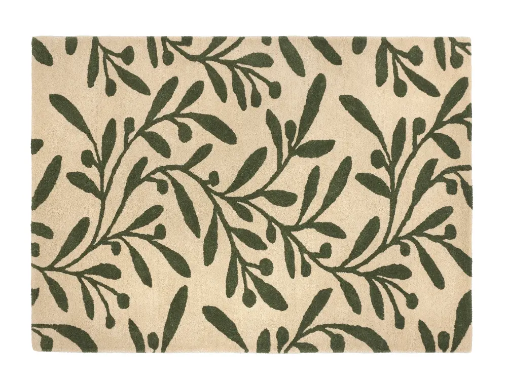 Trailing Leaf Beige/Green - Image 5