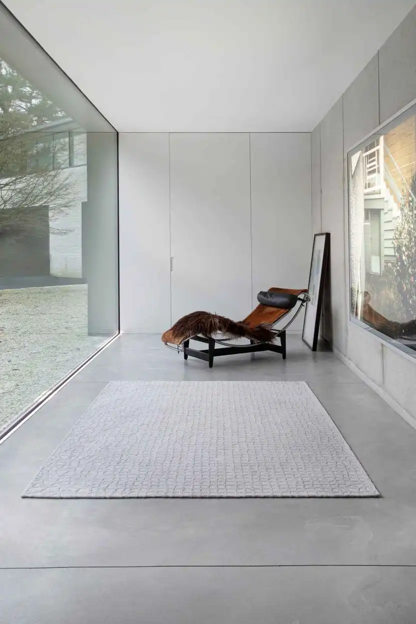 Trammel Structures 9246 Willow White Washable Rug
