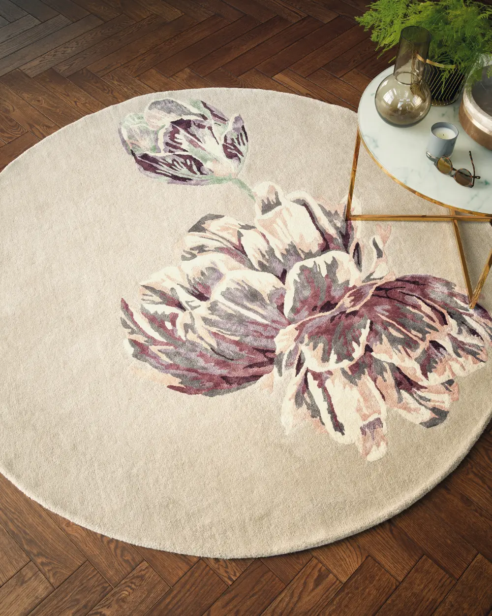 Tranquility Ted Baker -Beige 056001 Rug - Image 2