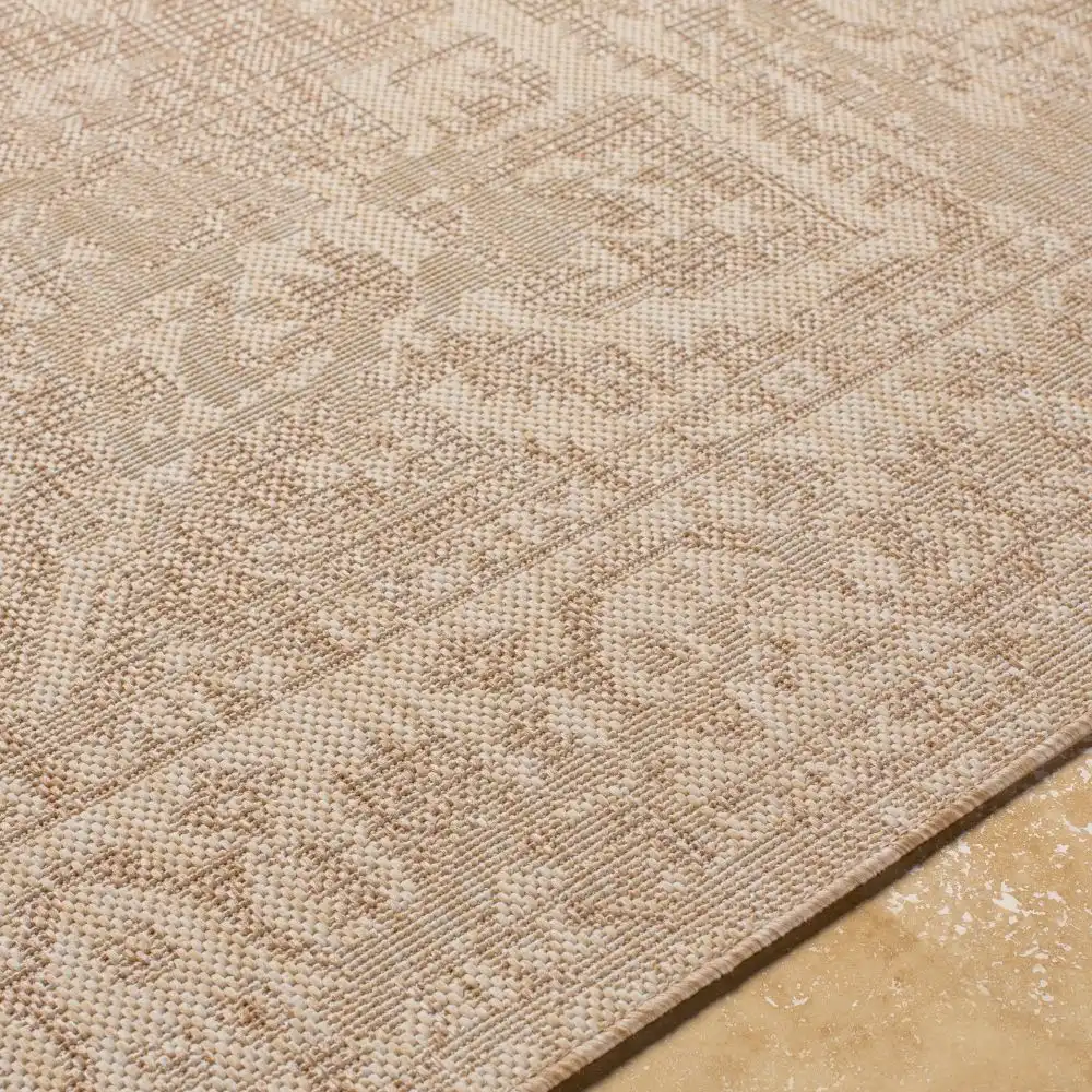 Gena In- & Outdoor Oriental Jute-Look Brown Rug - Image 5