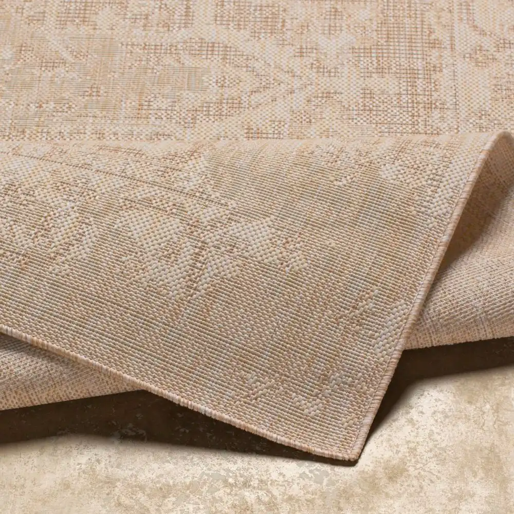 Gena In- & Outdoor Oriental Jute-Look Brown Rug - Image 7