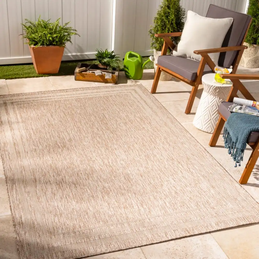 Georgia In- & Outdoor Cottage Jute-Look Brown Rug - Image 5