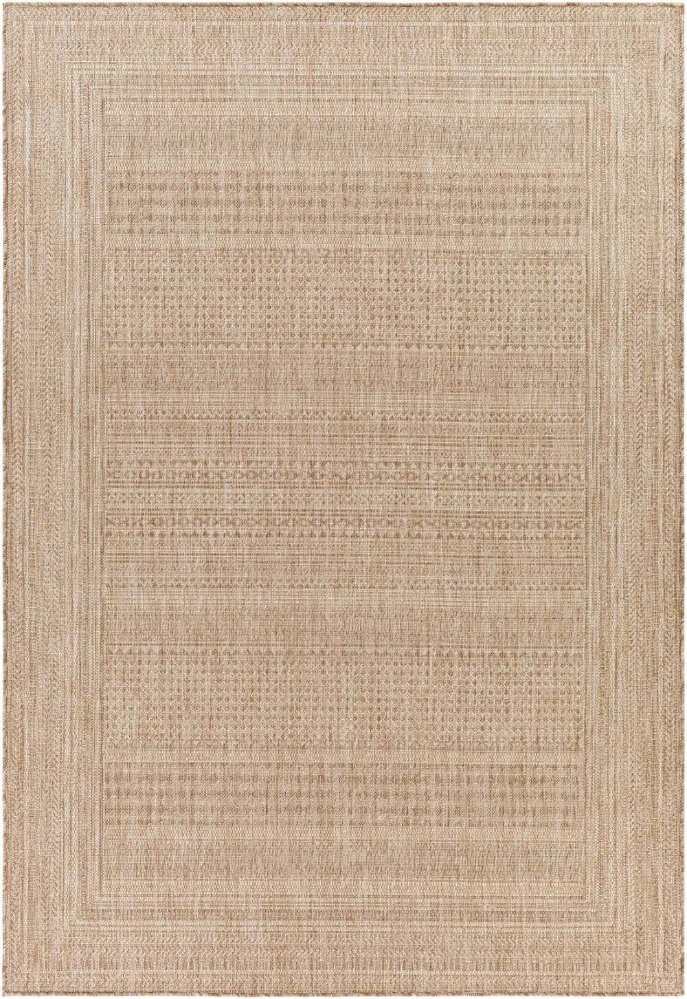 Sierra In- & Outdoor Global Jute-Look Brown Rug - Image 5