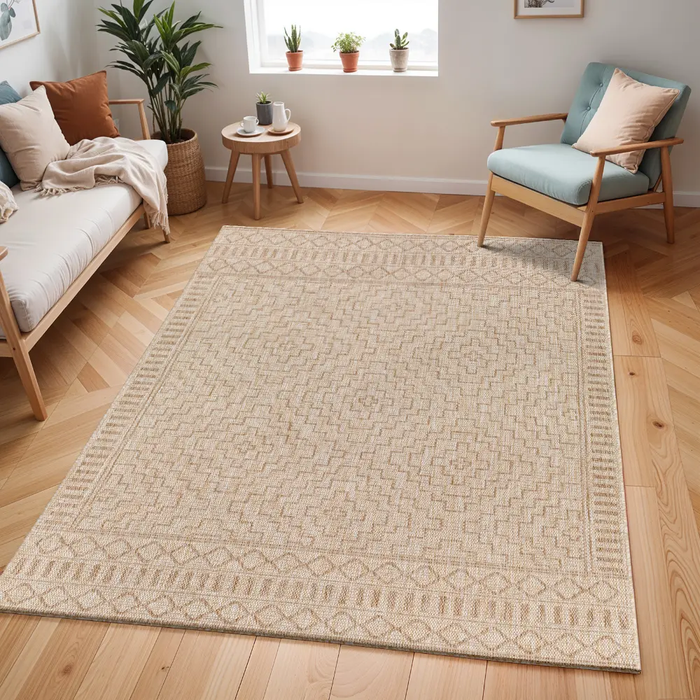 Tricia In- & Outdoor Global Jute-Look Beige Rug - Image 9