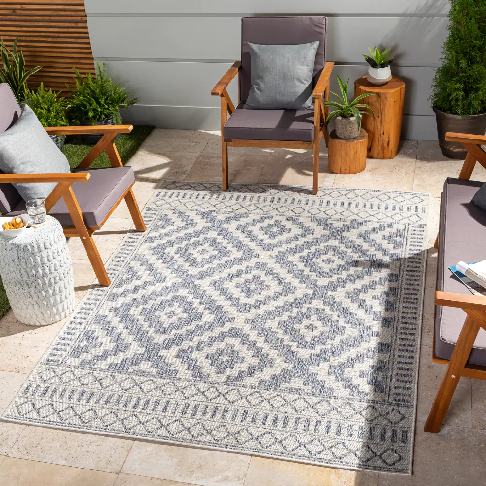 Tricia In- & Outdoor Global Jute-Look Brown Rug - Image 4