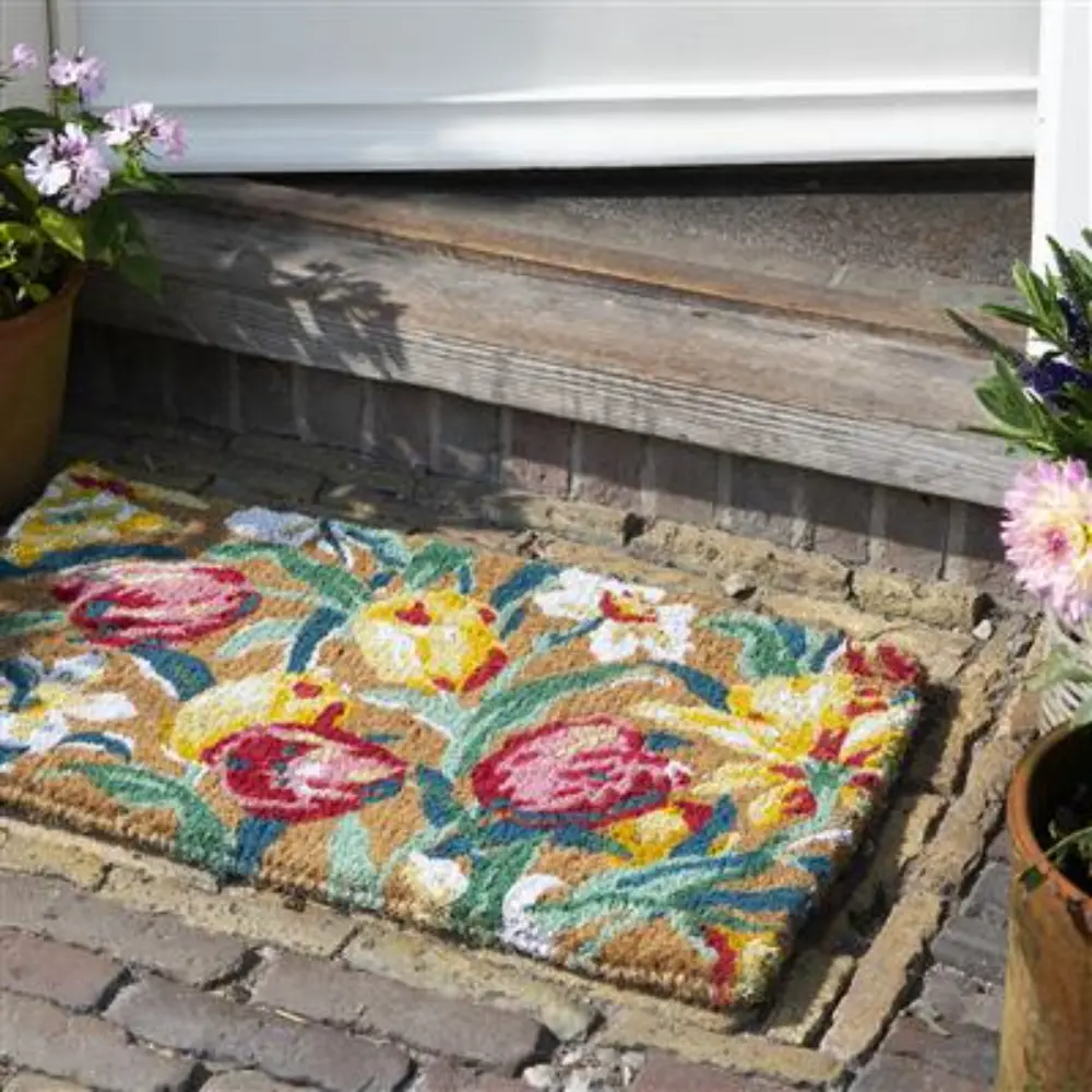 Tulips Laura Ashley China Blue doormat 582218 Rug - Image 2