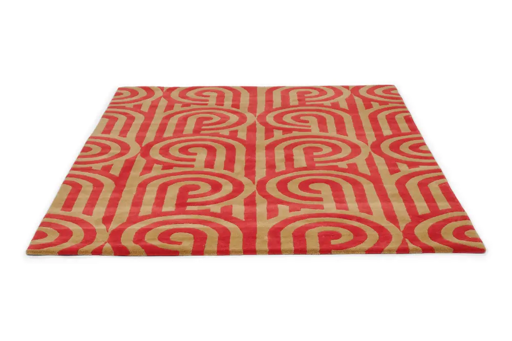 Turnabouts Florence Broadhurst Claret 039200 Rug - Image 2