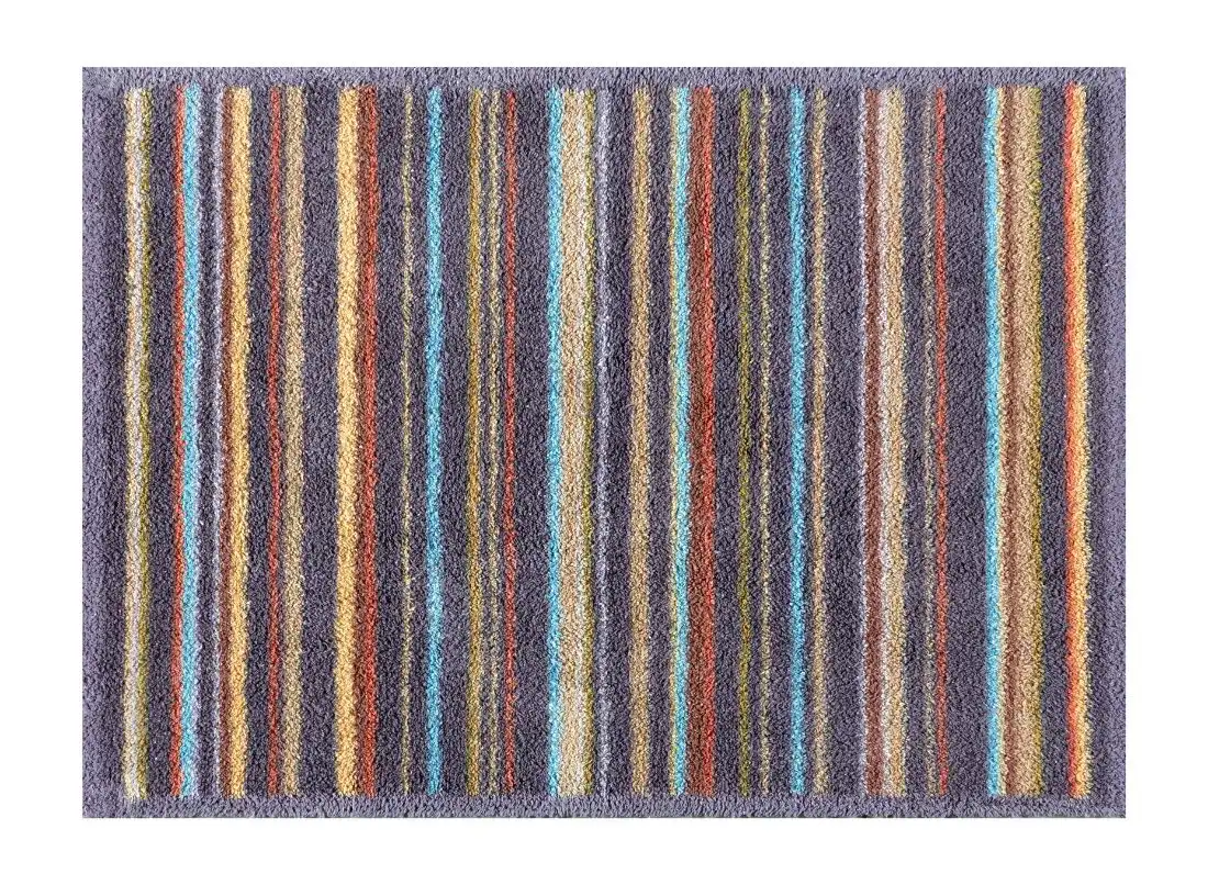 Turtle Designs Charcoal Stripe Rug - Image 3