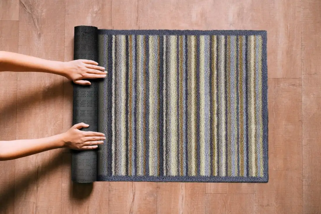 Turtle Designs Chestnut Stripe Rug