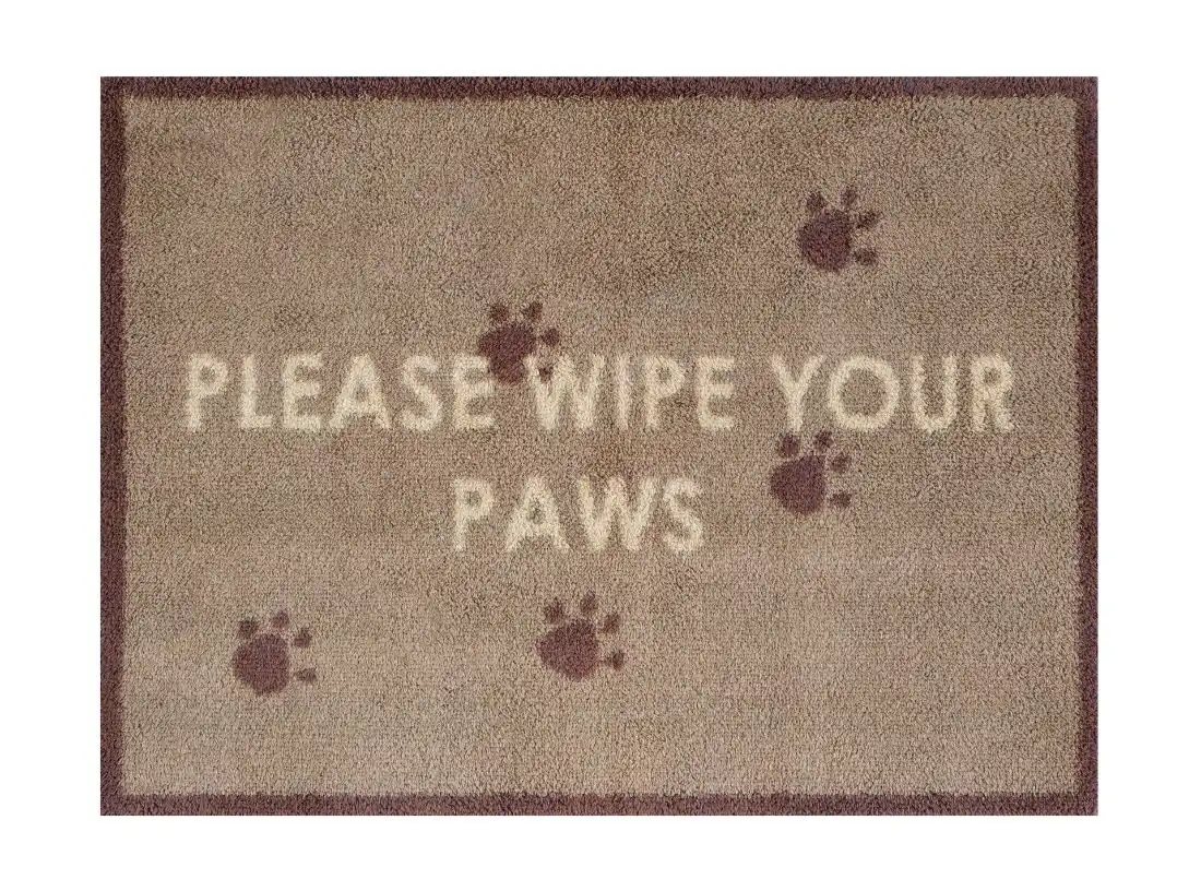 Turtle Designs Wipe Your Paws Brown Rug - Image 3