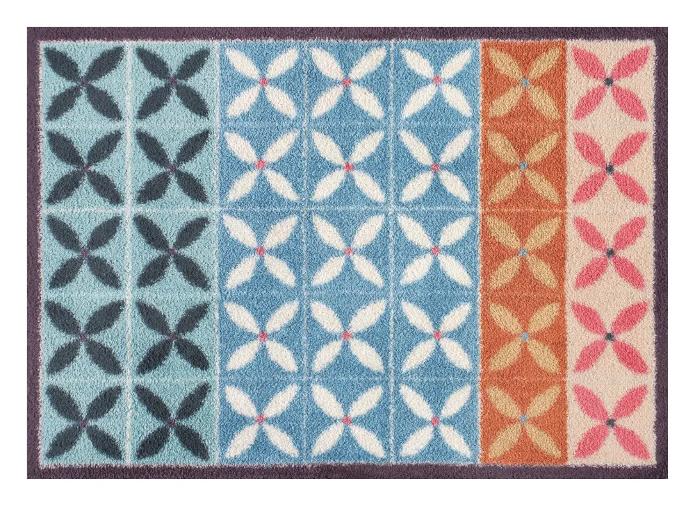 Turtle Mat Dee Hardwicke Flower Fields Painterly Washable - Image 3
