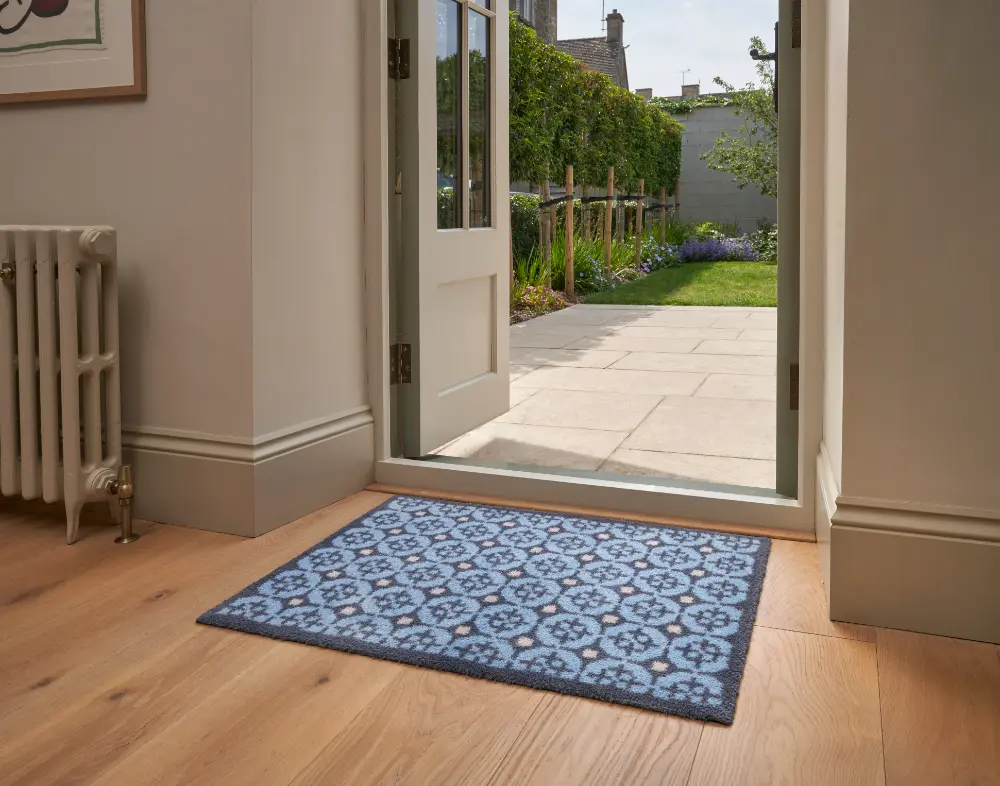 Turtle Mat Dee Hardwicke Parterre Blue Washable
