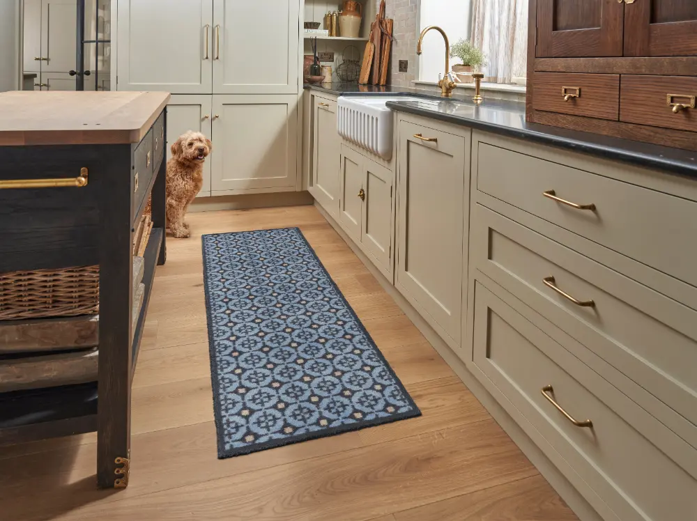 Turtle Mat Dee Hardwicke Parterre Blue Washable - Image 2