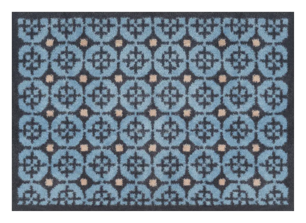 Turtle Mat Dee Hardwicke Parterre Blue Washable - Image 3