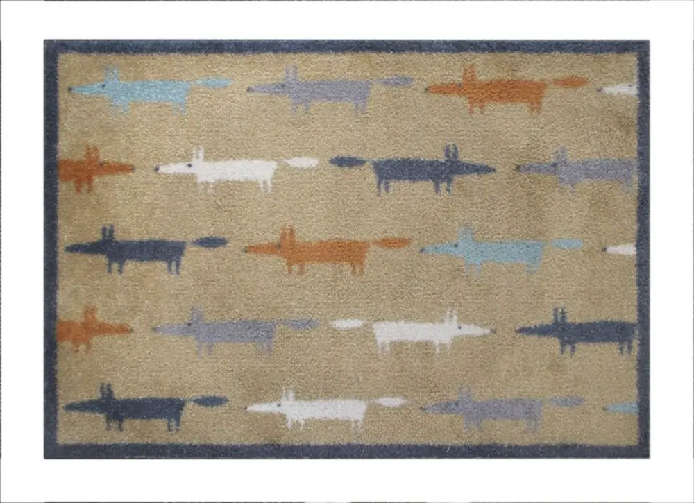 Turtle Mat Scion Living Running Mr Fox - Multi - Image 2