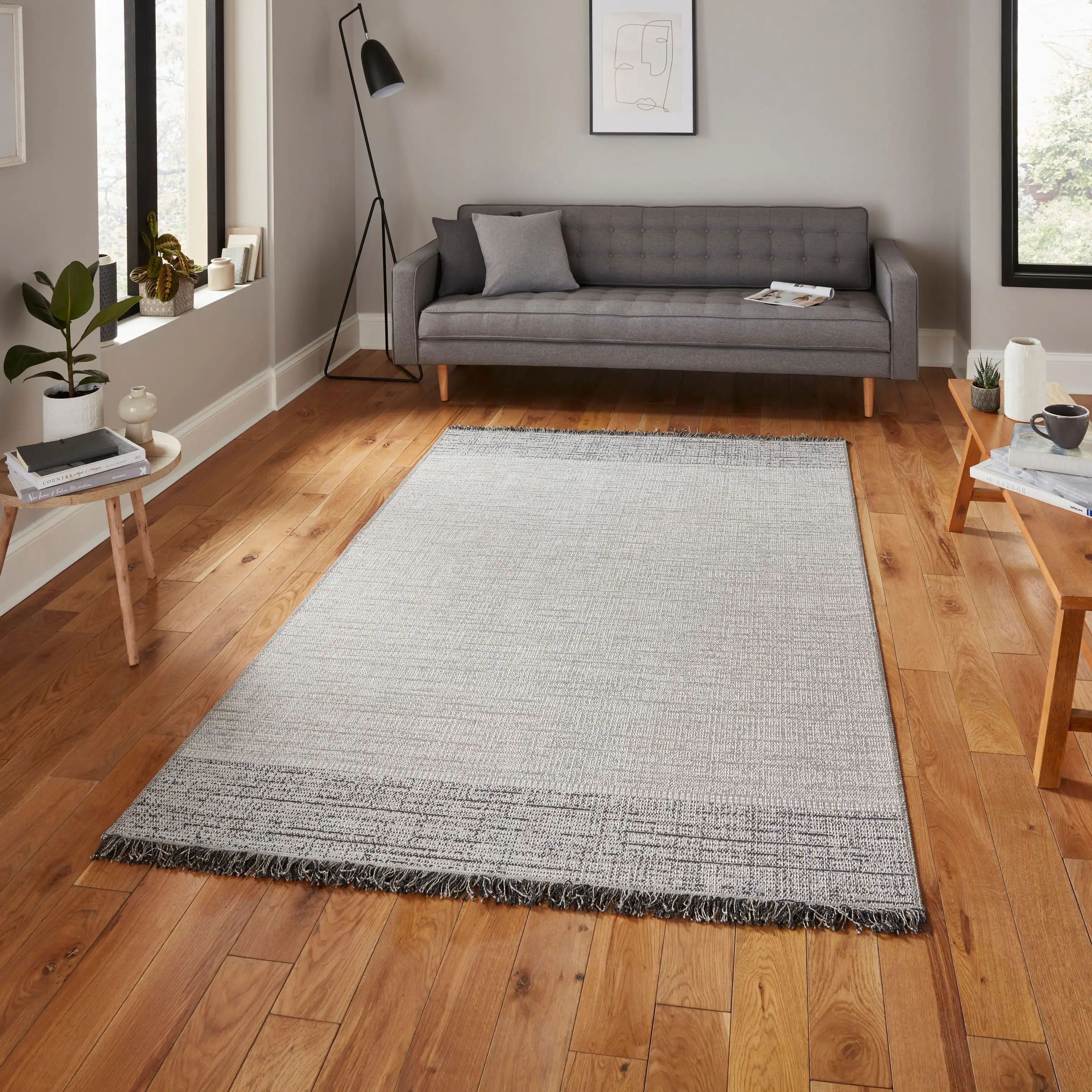 Tweed- Think 9743 Silver Rug - Image 4