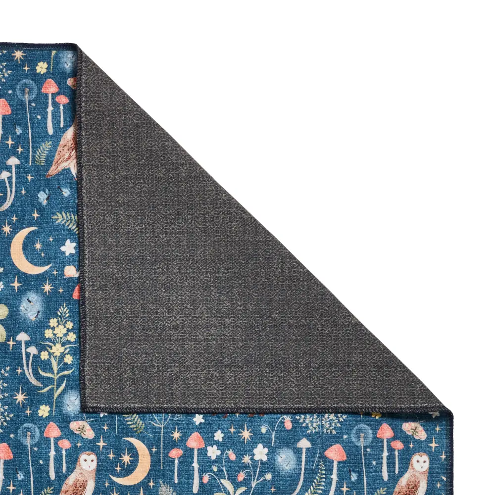 Catherine Lansfield Twilight Animals Blue - Washable - Image 4